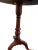 1940s Walnut Pie Crust Side Table Georgian Style Tripod Pedestal For Sale - Image 16 of 18