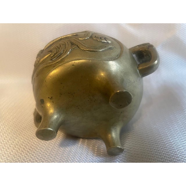 Antique 19th Century Chinese Cast Bronze Phoenix Censer For Sale In Boston - Image 6 of 10