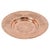 Antique Hand-Hammered Copper Tray, Geometric Design, India, 1940s For Sale - Image 9 of 11