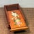 Vintage Pearwood Secret Mechanism Jewelry Box, Mother of Pearl Bird & Floral Inlay, Chinoiserie Keepsake Box For Sale In Los Angeles - Image 6 of 9
