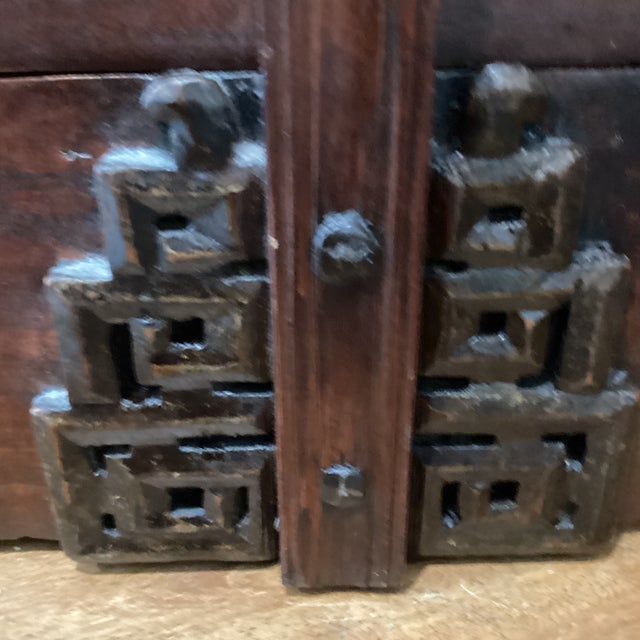 Early 20th Century Antique Chinese Handmade Wood Lunch/Storage Box For Sale - Image 4 of 12