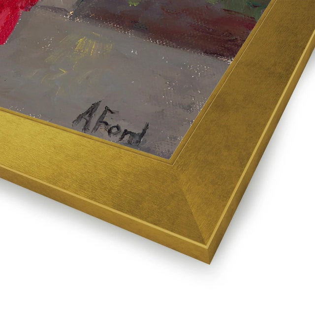 DESCRIPTION: The House on 82nd Street by Alice Ford in Gold Frame, Small Art Print SPECIFICATIONS: Type: Giclée Art Print...