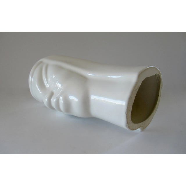 Mid Century Modern Alien White Ceramic Sculpture For Sale - Image 12 of 13