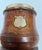 Early 20th Century Antique English Oak Biscuit Barrel with Silver Trim For Sale - Image 5 of 10