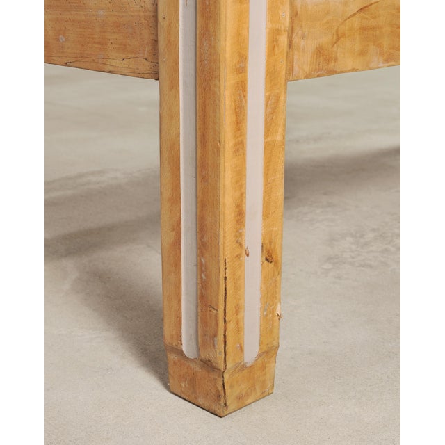 French Provincial Maple Butcher's Block Boucherie Worktable 5 Ft For Sale - Image 15 of 18