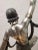 Silver Early 20th Century Original French Art Deco Dancer by Joe Descomps in Patina, Silver and Gilt Bronze For Sale - Image 8 of 13