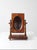 Wood Antique Wooden Vanity Mirror For Sale - Image 7 of 11