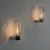 Gold Pulegoso Glass and Chrome Wall Sconces in the style of Seguso Vetri d'Arte, 1970s, Set of 2 For Sale - Image 8 of 18