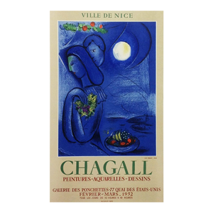 Chagall Lithograph 17 Ville De Nice Art in Posters