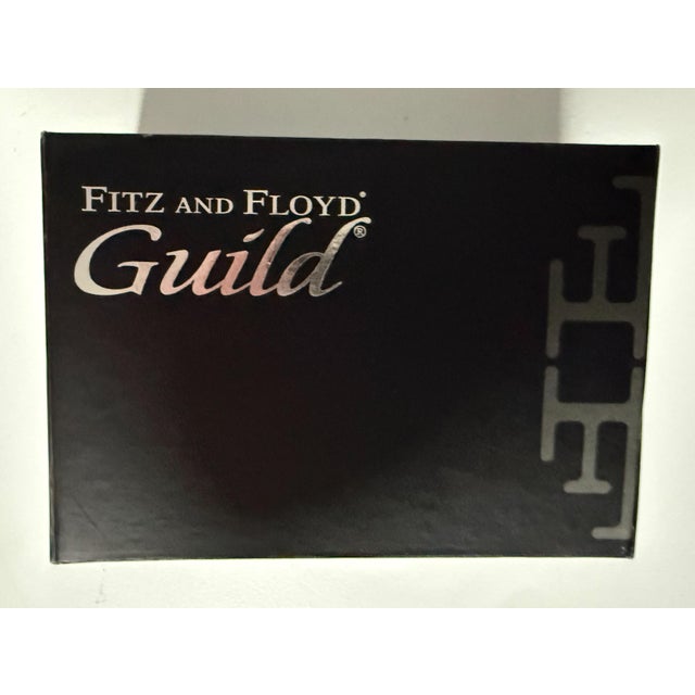 2006 Fitz and Floyd Guild Collection Jeweled Orange Beak Bird Figurine With Box For Sale - Image 9 of 13