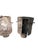 Silver Mid-Century Modern Ice Glass Wall Light in Chrome by Egon Hillebrand for Hillebrand Lighting, 1960s, Set of 2 For Sale - Image 8 of 10