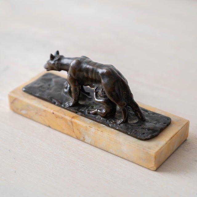 Grand Tour Capitoline She-Wolf Bronze (Lupa Capitolina), c.1880 For Sale - Image 4 of 12