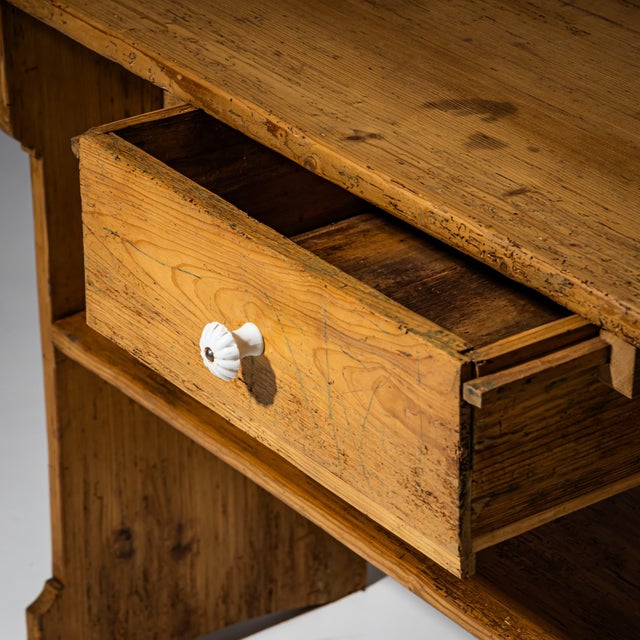 Small Side Table in Fir, 19th Century For Sale - Image 9 of 10