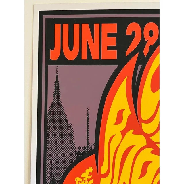 Pop Art New York City Pop-Art Chris Robinson "Liberty Torch" Screenprint c.2004 For Sale - Image 3 of 8