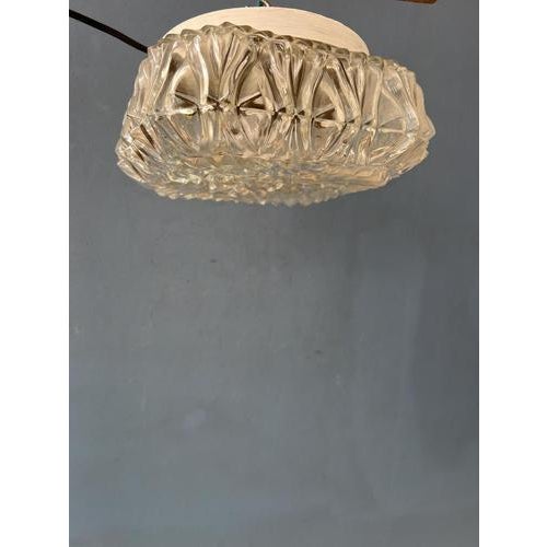 Vintage Flush Mount in Glass, 1930s For Sale - Image 8 of 13