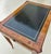 Antique French Louis XV Style Tulipwood Marquetry Writing Table or Side Table With Leather Top For Sale - Image 18 of 18