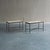 Minimalist Metal Side Tables with Plaster-Fiber Tops, 1960s, Set of 2 For Sale - Image 13 of 18