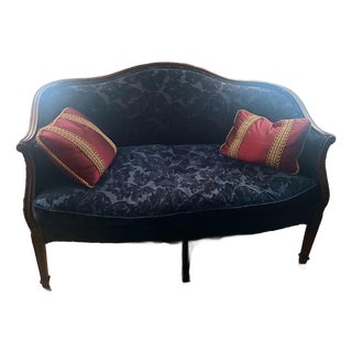 19th Century Victorian Antique Loveseat/Small Sofa For Sale