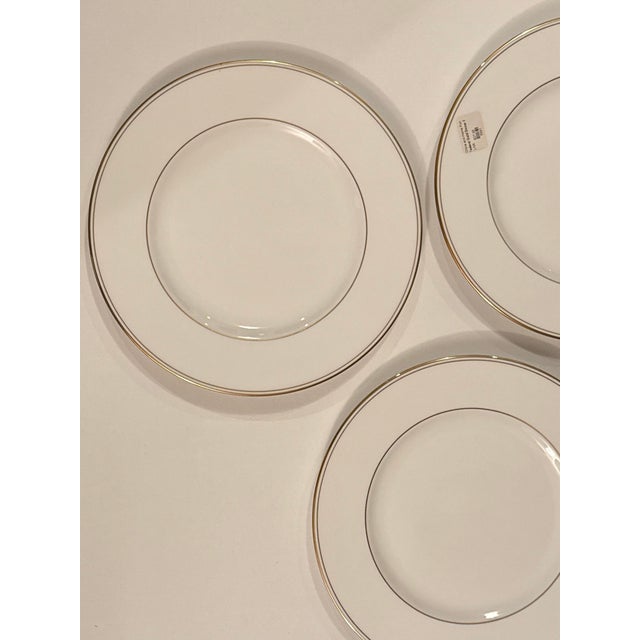 Lenox Federal Gold Fine Bone China Dinner Plates - Brand New - Set of 5 For Sale - Image 12 of 12
