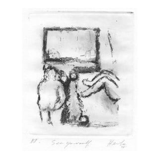 1978 Dellas Henke See Yourself Etching For Sale