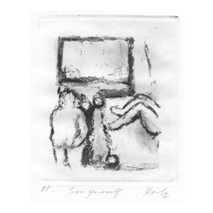 1978 Dellas Henke See Yourself Etching