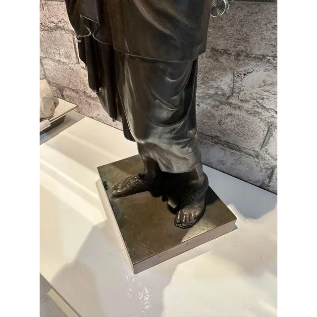 Metal Diana Sculpture by Ferdinand Barbedienne, 1800s For Sale - Image 7 of 11