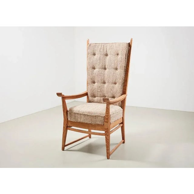 Modern Throne Armchair by Bas Van Pelt for My Home, 1940s For Sale - Image 3 of 9