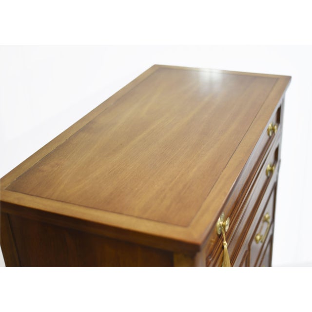 Mid Century Transitional 5 Drawer Highboy by Drexel For Sale - Image 9 of 15