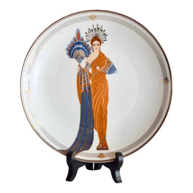 Erté "Athena" Limited Edition Plate For Sale