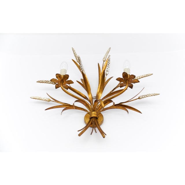 Large Wheat Sheaf Wall Light by Hans Kögl, Germany, 1970s For Sale - Image 4 of 11