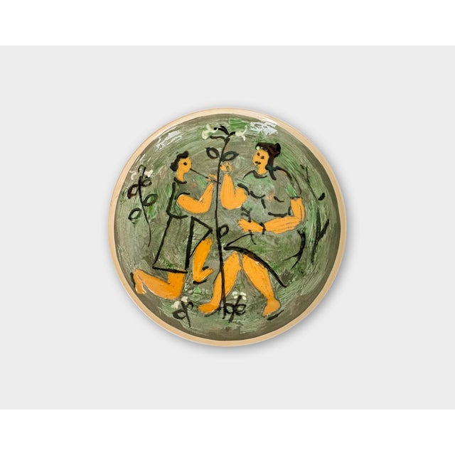 Large Expressionist Ceramic Dish by Ivy Lysdal for Kähler, Denmark, 1960s For Sale - Image 12 of 12