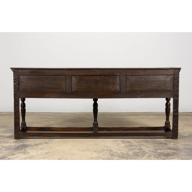 Late 18th Century English Oak Dresser Base or Server For Sale - Image 18 of 18