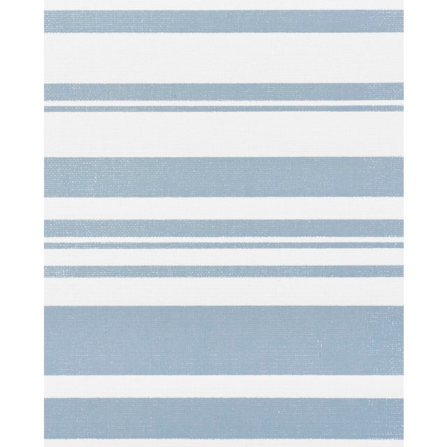 Contemporary Schumacher Horizon Paperweave Wallpaper in Sky For Sale - Image 3 of 3