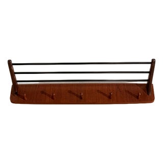 Vintage Wall Coat Rack For Sale