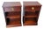 Chippendale Pair of Nightstands Bedside Stands Mahogany Kittenger Company For Sale