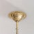 Italian Murano Fluted Glass + Brass 8-Arm Chandelier, 1940s For Sale In Chicago - Image 6 of 11