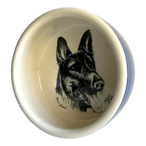 Mason Cash German Shepherd Stoneware Dog Bowl