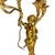 Cherub wall sconce, ormolu, louis xv style, napoleon iii period, late 19th century - france material: ormolu, crystal...