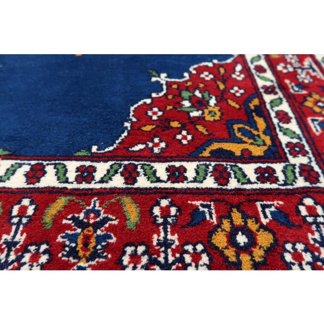 Persian 1960s, Vintage Persian Kerman Rug Handmade Wool 3.1' X 5.2' For Sale - Image 3 of 11