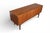 Brown English Modern Sliding Door Credenza in Teak For Sale - Image 8 of 8