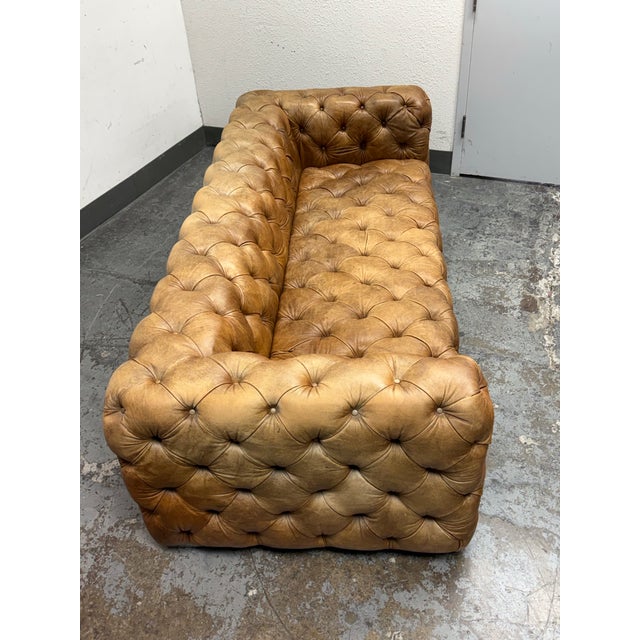 Early 21st Century English Traditional Chesterfield Sofa For Sale - Image 5 of 12