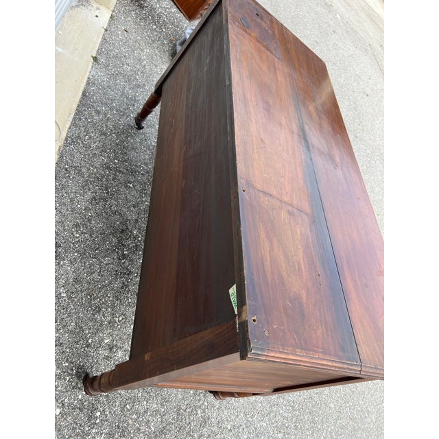 Wood Antique Victorian Burl Dresser For Sale - Image 7 of 11