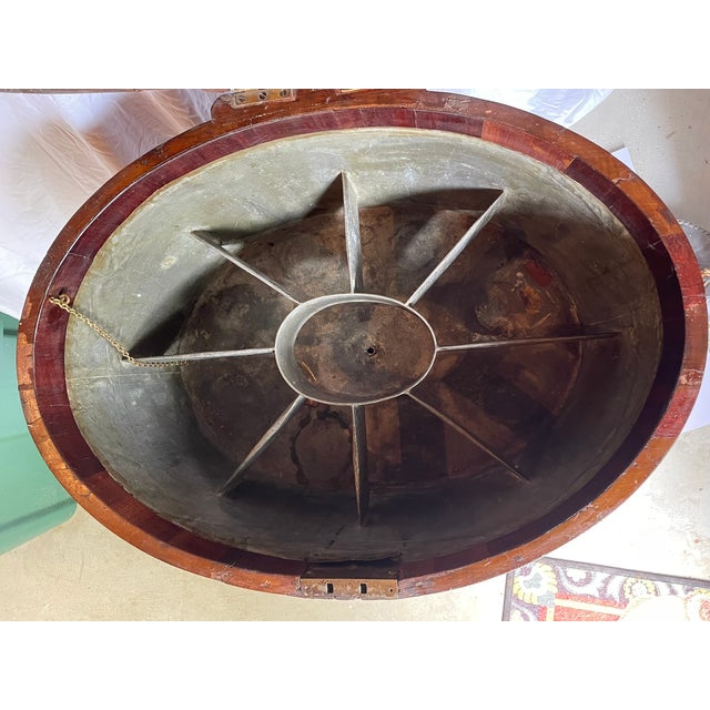 Georgian Oval Mahogany Cellarette – English Wine Cooler, Circa 1800s For Sale - Image 10 of 10