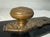 Brass Rare Antique 1800s u.s. Treasury Seal Industrial Front Door Knob Handle Hardware For Sale - Image 8 of 10