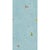 Art Deco Sample - Feathers (var. 1) Wallpaper by Paule Marrot in Blue For Sale - Image 3 of 3