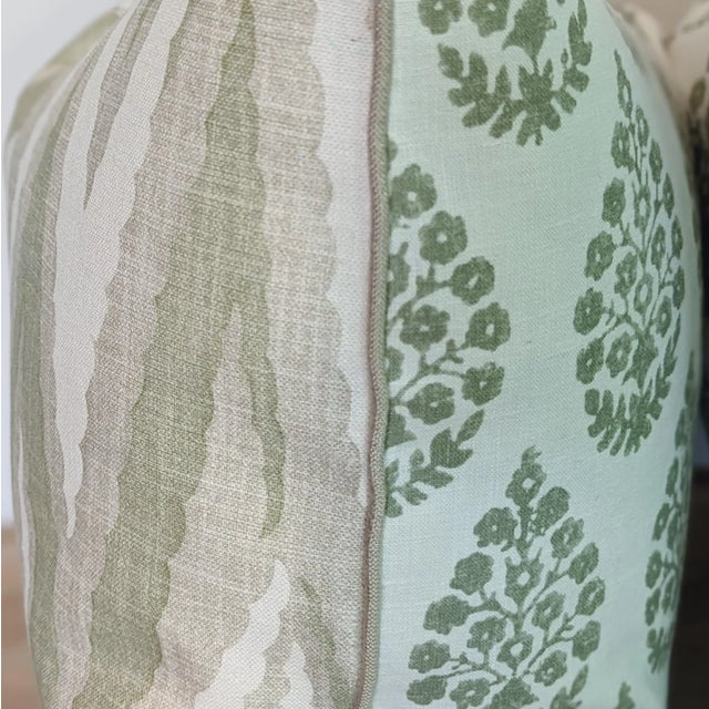 2020s Thibaut Highland Peak Green 20" Pillows - Set of 2 For Sale - Image 5 of 7