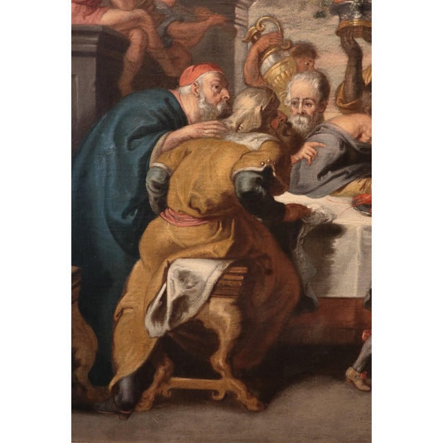 Workshop of Peter Paul Rubens, Banquet of Herod, 1650, Oil on Canvas For Sale - Image 11 of 15