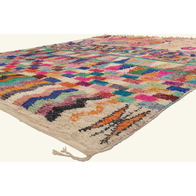 22105 Contemporary Boujad Moroccan Rug, 10'02 x 12'09. The Nomadic Chronicle: A Modern Boujad Moroccan Masterpiece of...