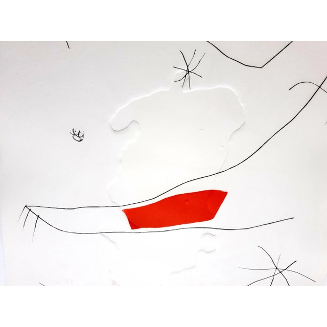 Joan Miro - L'Issue Dérobée - Original Aquatint 1974 For Sale - Image 3 of 6