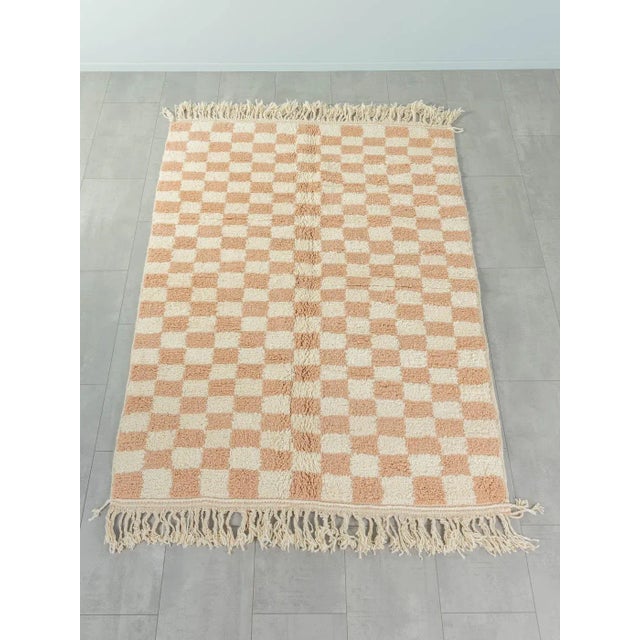 Coffee Check II Berber Rug, 2010s For Sale - Image 3 of 9